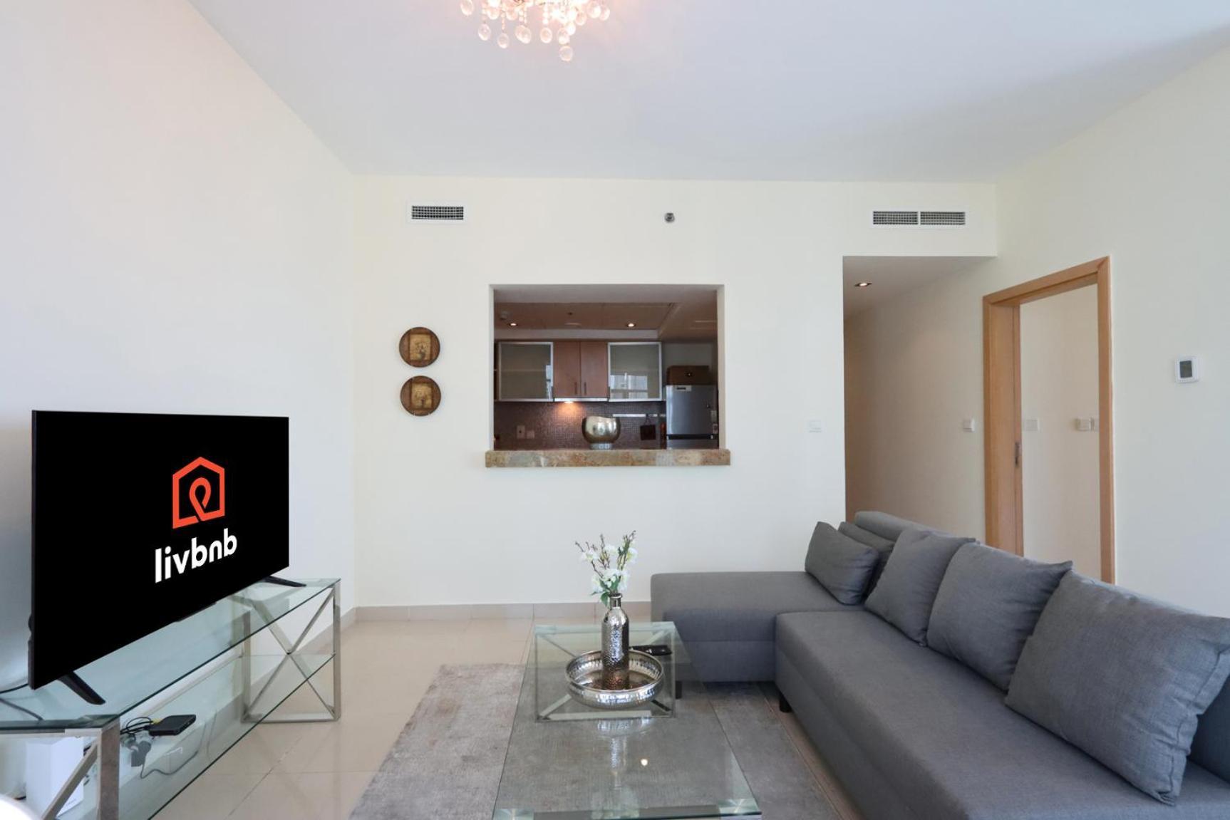 Livbnb- 1bw Marina View, Pool, Walk To Attractions Dubai