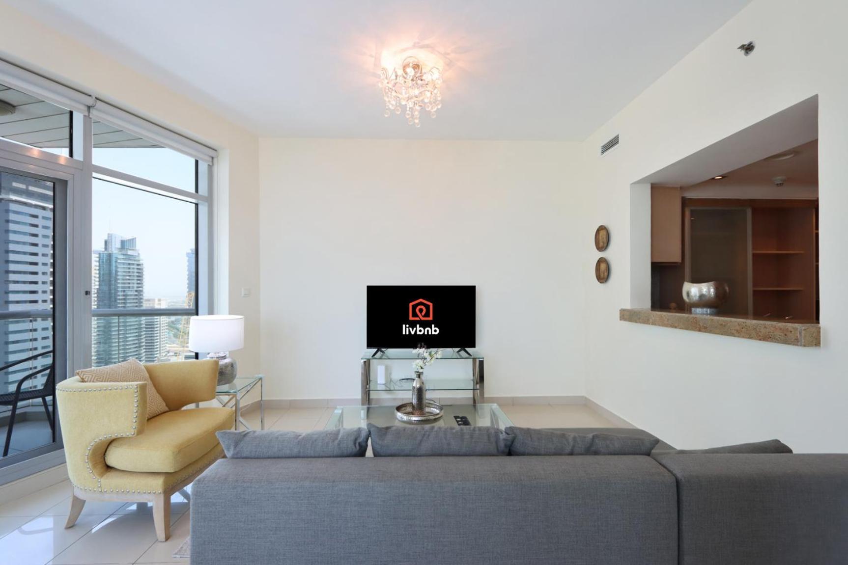 Livbnb- 1bw Marina View, Pool, Walk To Attractions * Dubai