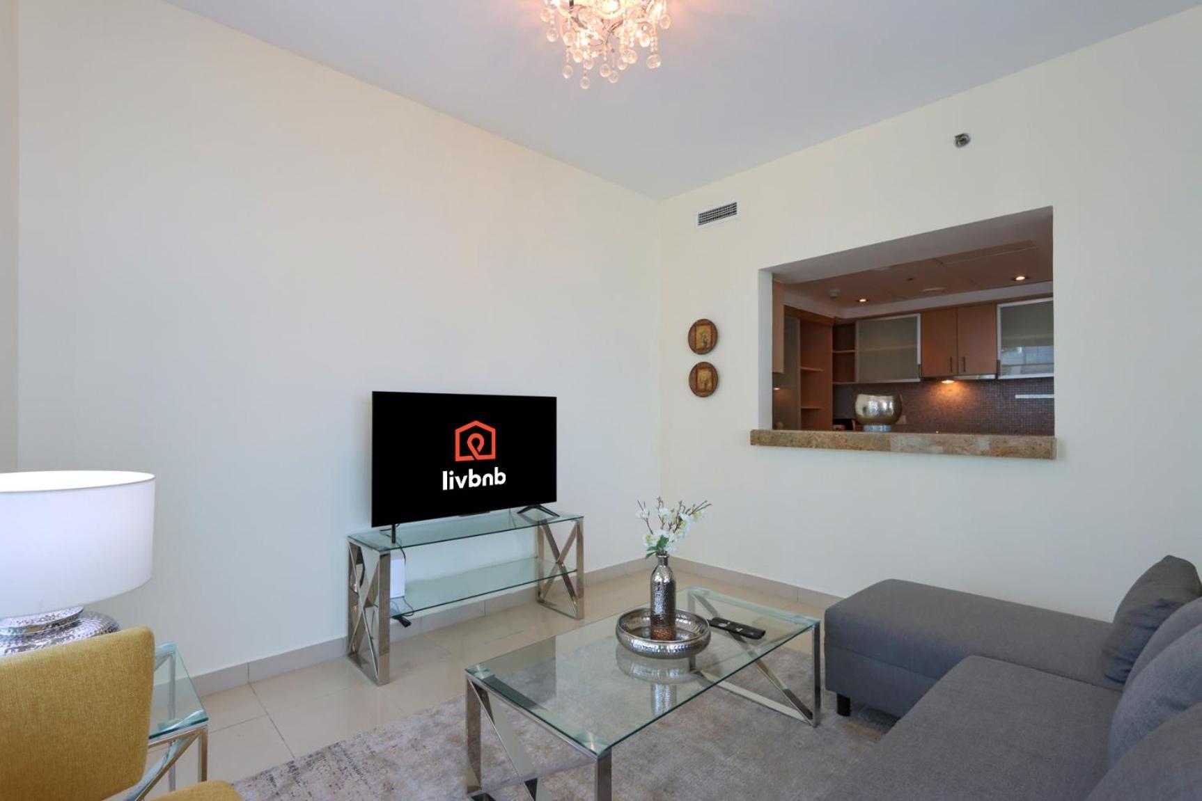 Livbnb- 1bw Marina View, Pool, Walk To Attractions Apartment Dubai